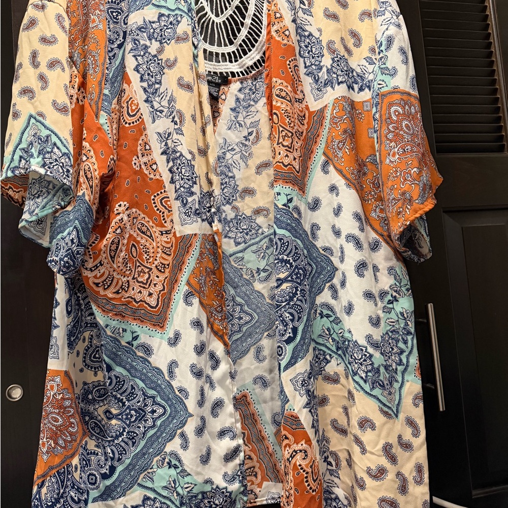 Boutique Patchwork Print Women's Cardigan
